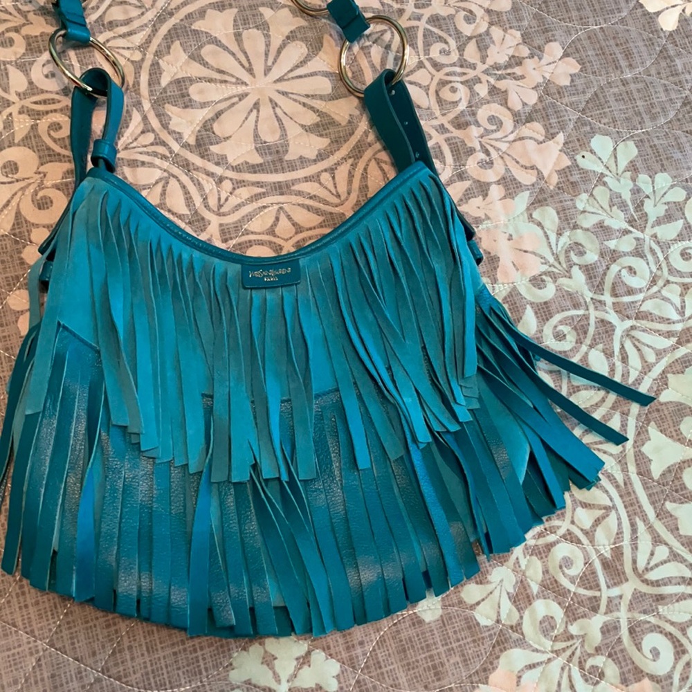 Beautiful fringe purse by Yves Saint Laurent